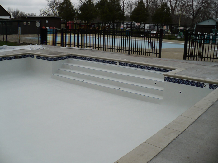 Pool Stairs Repair After