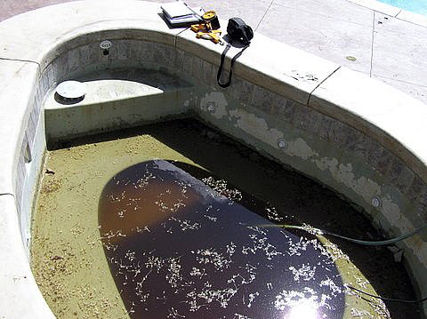 Spa Plaster Restoration Before